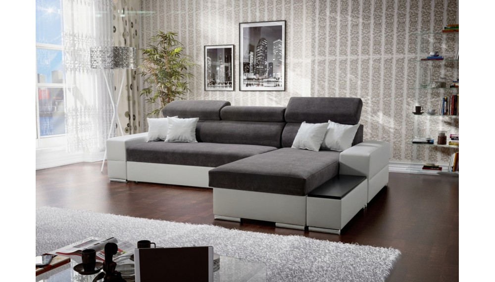 Silver Corner Sofa Bed Special