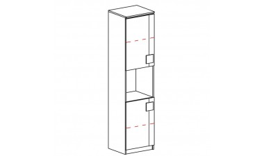 kids-and-teens-wardrobes - Kama G18 Cabinet - 2