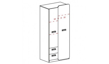 furniture-shop - Hugo L1 Wardrobe - 2