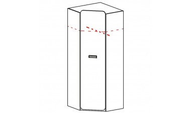 kids-and-teens-wardrobes - Hugo L14 Corner Wardrobe - 2