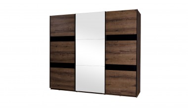 solid-furniture - Baden D SZ250 Wardrobe With Mirror
