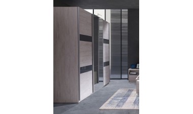 solid-furniture - Baden D SZ250 Wardrobe With Mirror - 2