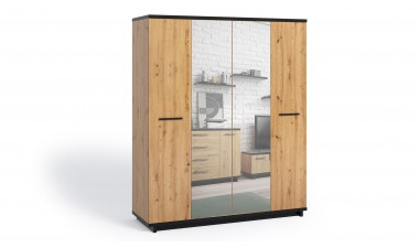 furniture-shop - Ina IN SZ4D Wardrobe With Mirror - 1