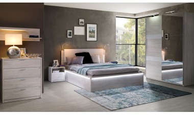 solid-furniture - Baden 150 Wardrobe With Mirror